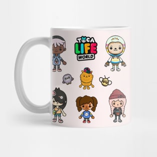 Toca Boca World | Cute Characters Pack of 9 Squad Mug